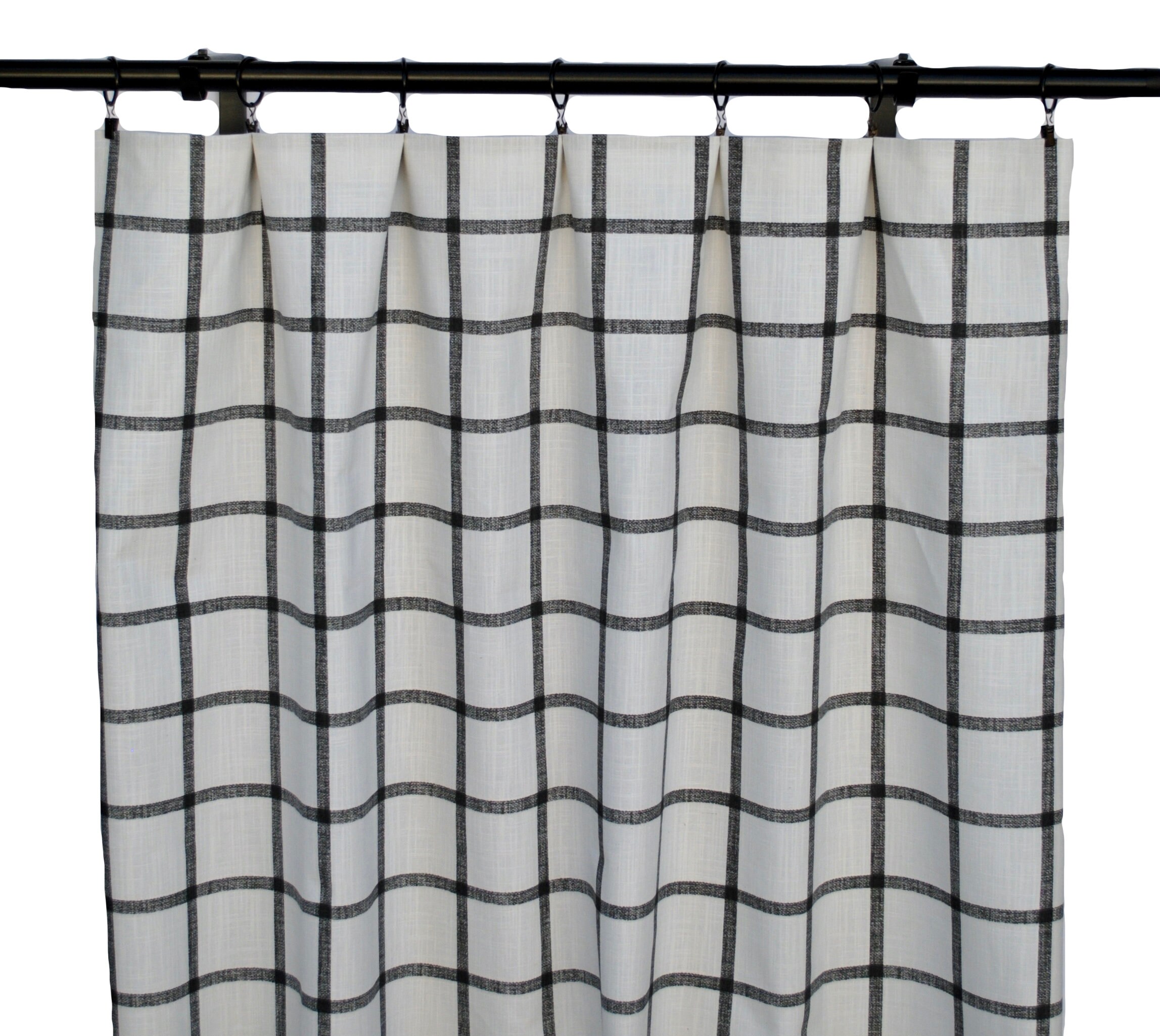Black and white checkered Curtains YCheckered Curtain 2 Curtain