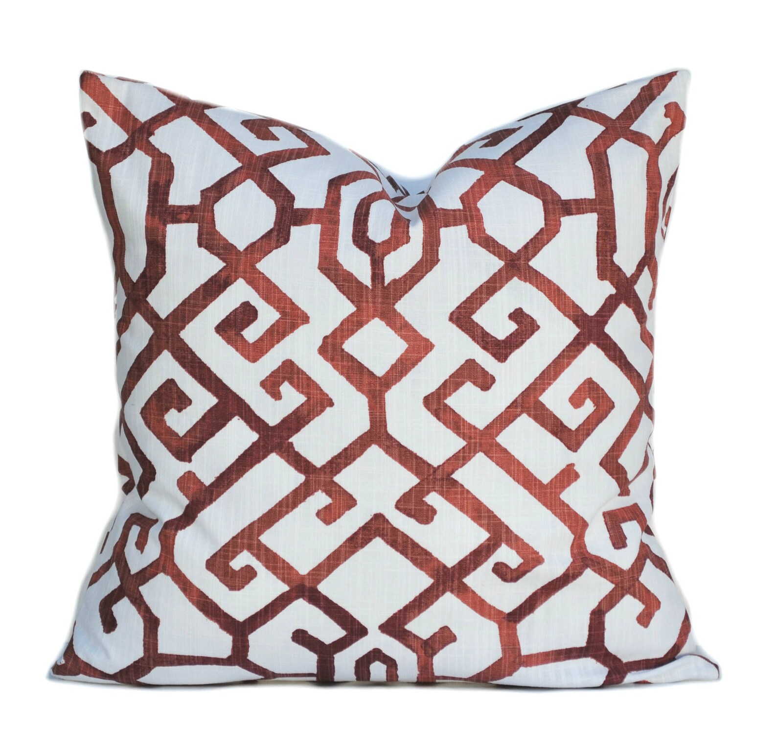 One Dark Red Pillow Cover Cushion Decorative Throw Pillow Etsy