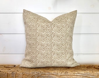 Fodera per cuscino Tommy Bahama, cuscino per esterni Tan, cuscino, cuscino decorativo, cuscino Ecru, cuscino d'accento, cuscino per esterni