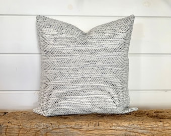 Navy Blue basket weave pillow cover, Navy Stripe cushion, decorative throw pillow, decorative pillow, accent pillow
