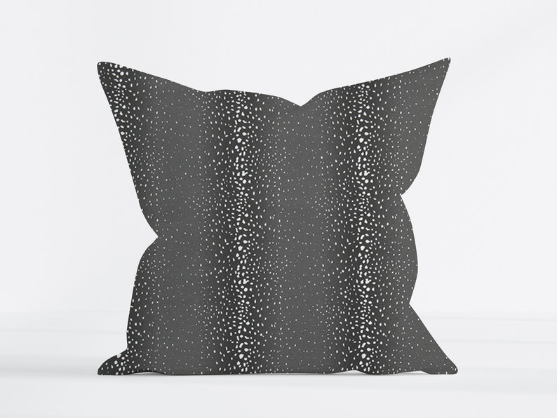 Black Outdoor Pillow Cover Black Pillow Decorative Throw Etsy