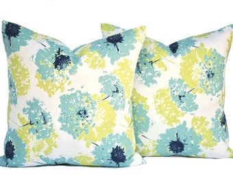 Two floral pillow covers, cushion, decorative throw pillow, decorative pillow, accent pillow, pillow case, DIFFERENT SIZES AVAILABLE