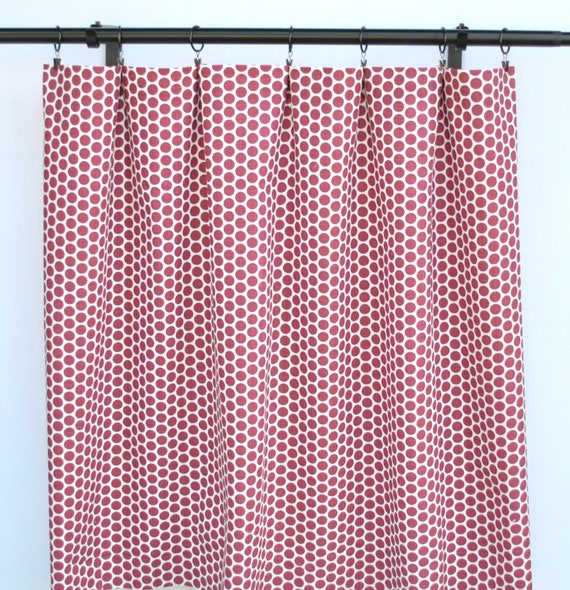 Burgundy Curtains Red Curtain 2 Curtain Panels Curtains Etsy