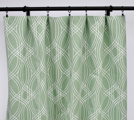 Scott Living Curtain Panels Sage Green Curtain Panels Green Etsy