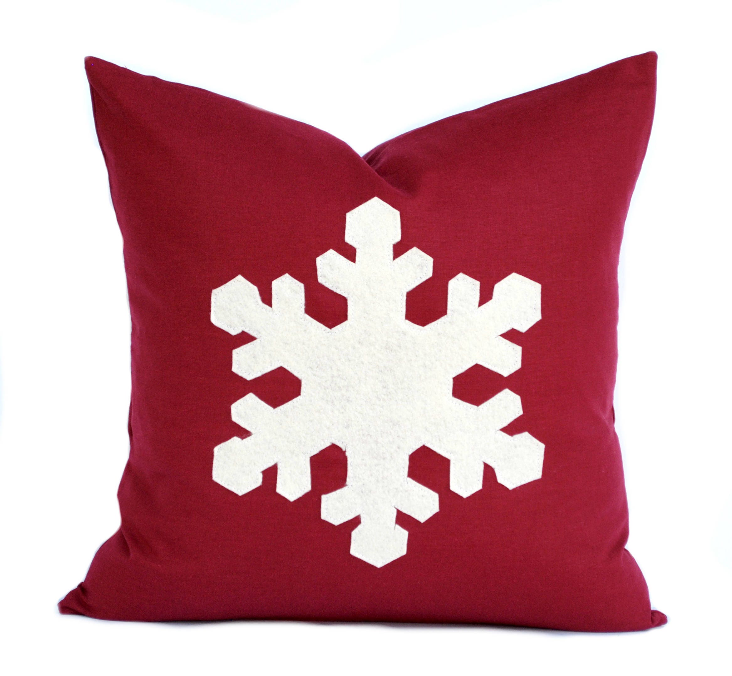 Snowflake Christmas Pillow Printable Post