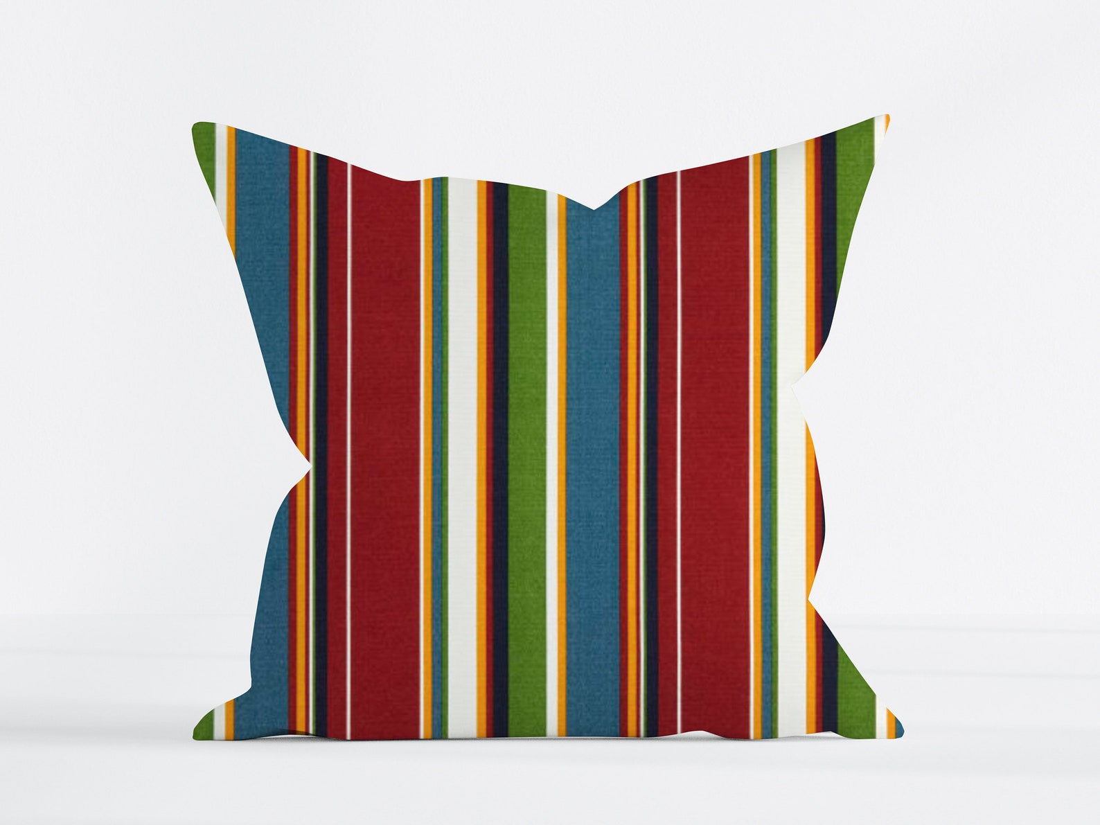 Red Outdoor Pillow Covers Red Stripe Pillow Decorative Etsy