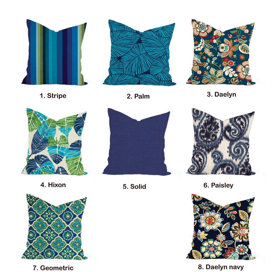 Tropical Outdoor Pillow Covers, Floral Decorative Throw Pillow