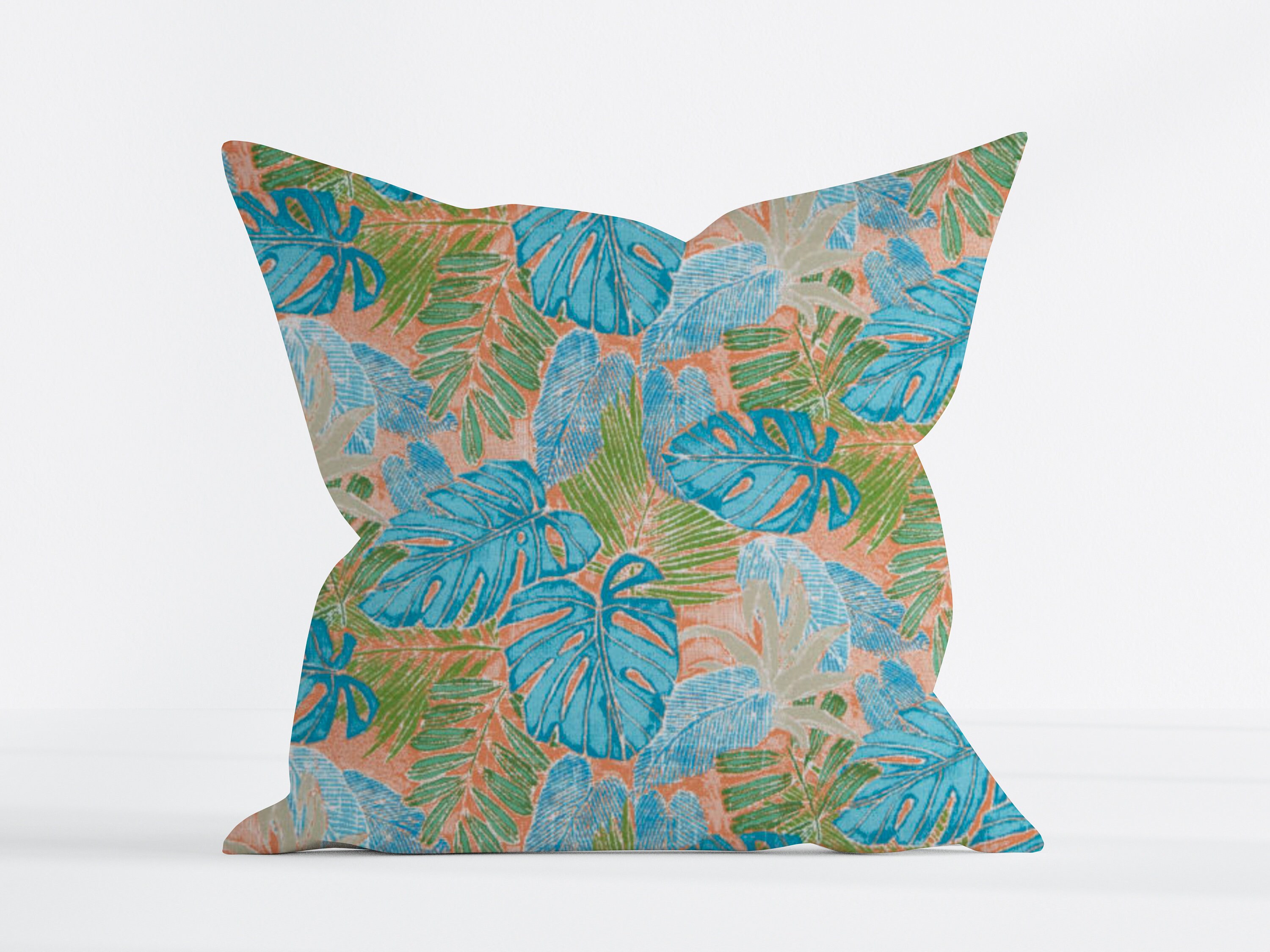 Tommy Bahama Pillow Cover, Decorative Throw Pillow, Hawaiian Outdoor