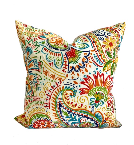 Decorative pillow multi colored 