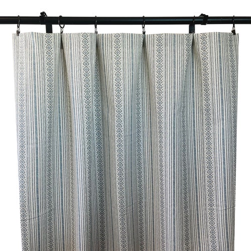 Magnolia home fashions Cortinas a rayas Azteca, Paneles de cortina boho geométricos abstractos beige gris azul