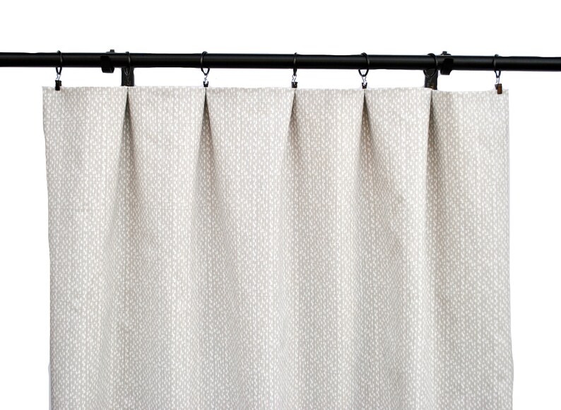 Light Grey Curtains Grey Polka Dot Curtain 2 Curtain Panels - Etsy
