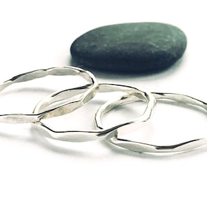 SILVER STACKING RINGS Recycled Silver Silver Rings, silver rings, silver stacking rings, silver ring stack, silver rings stacking