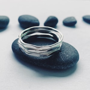 Recycled Silver Silver Rings, silver rings, silver stacking rings, silver ring stack, silver rings stacking, handmade ring, silver rings