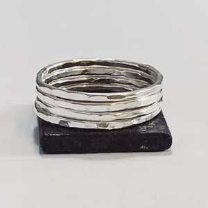 Recycled Silver Silver Rings, silver rings, silver stacking rings, silver ring stack, silver rings stacking, handmade ring, silver rings
