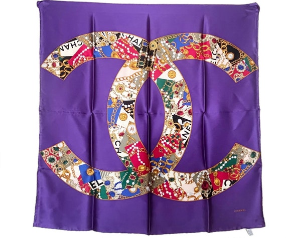 Vintage Chanel Silk Scarf