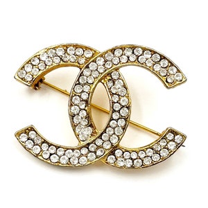 large chanel brooch pins for women cc logo