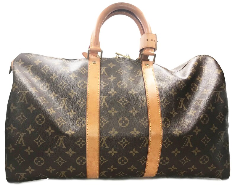 Louis Vuitton Monogram Keepall 45 Travel Bag | Etsy
