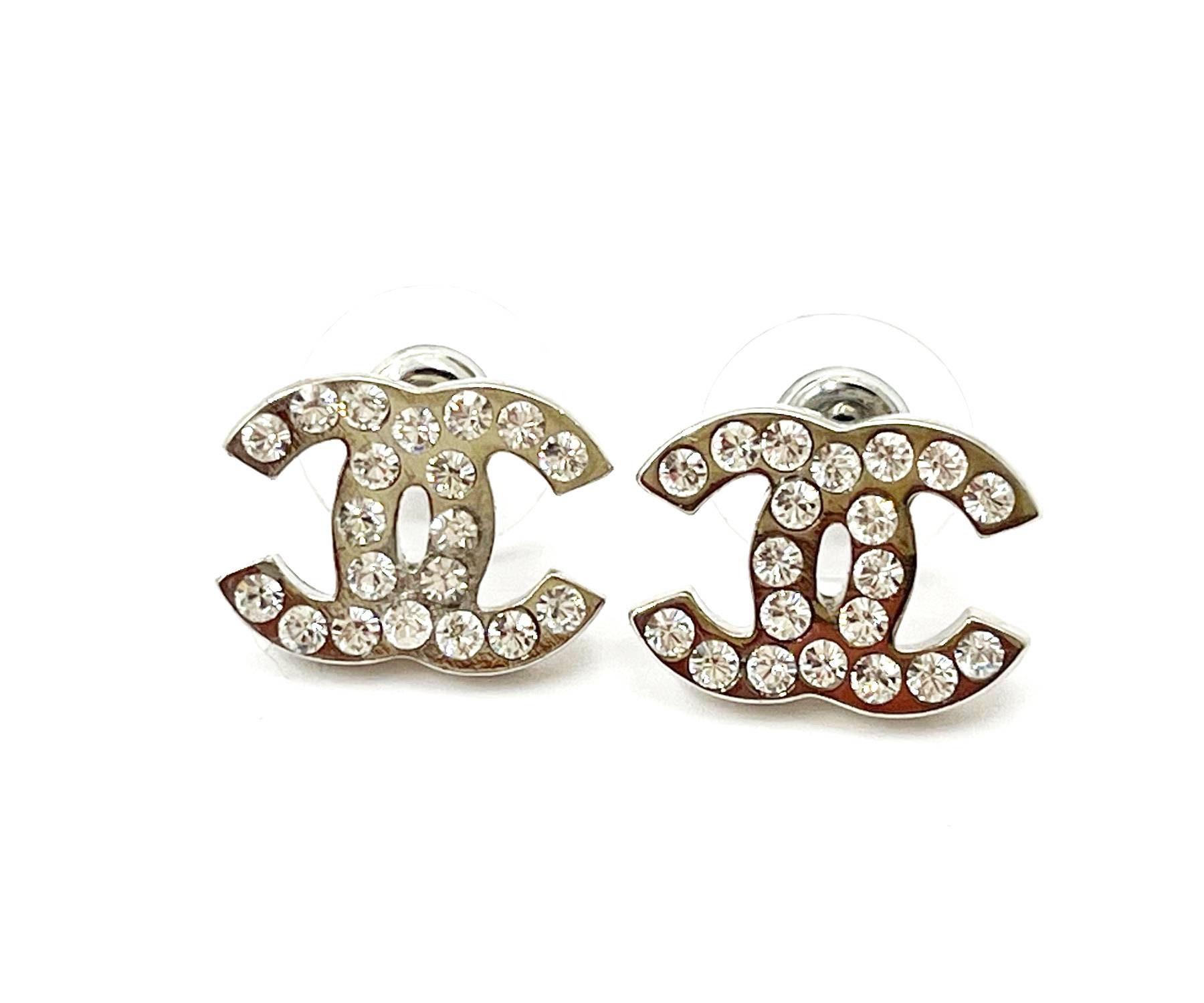 Chanel Earrings Sterling Silver 