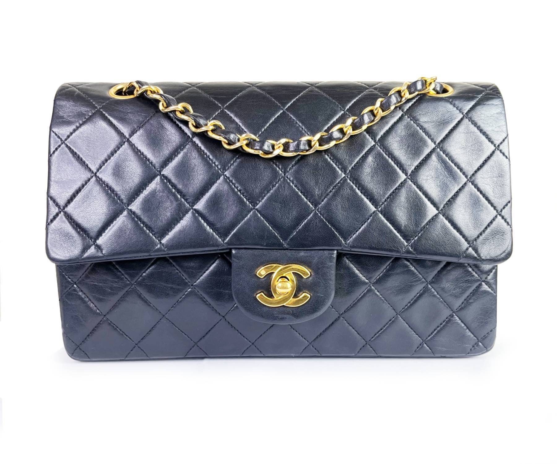 Buy Chanel Vintage Classic Timeless Double Flap Lambskin 10 Online in India  