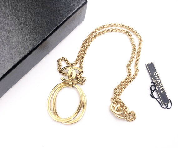 CHANEL | Jewelry | Chanel Turnlock Necklace Cc Autumn 209 Gold Tone  Authenticated | Poshmark