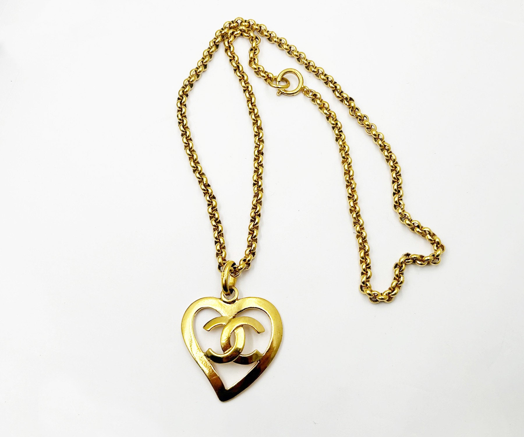 Chanel Heart Necklace, New In Box MA001