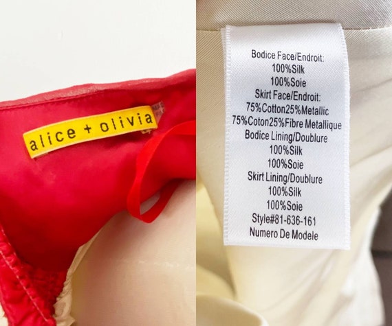 Alice + Olivia Red Flower Halter Sunday Dress - image 4