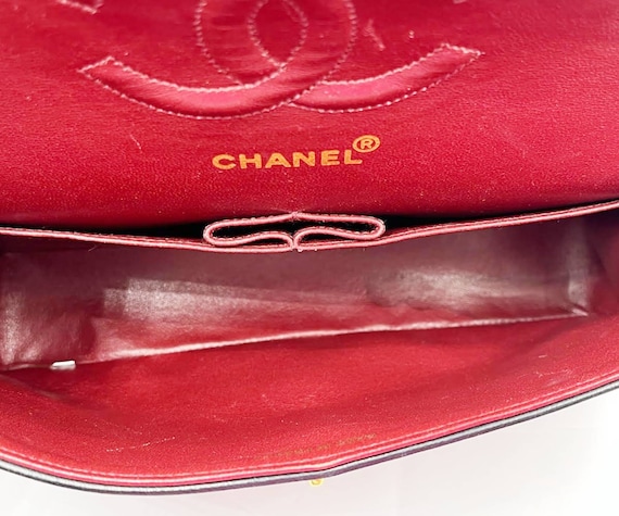 Chanel Vintage Classic Timeless Double Flap Lambs… - image 4