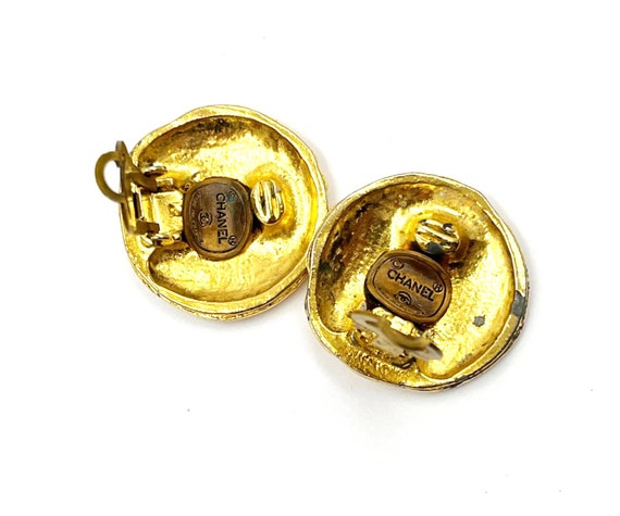 Chanel coin earrings outlet