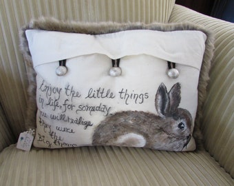 Accent Pillow: Enjoy the little things... P589