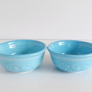 Bowl TST Blue Oven Serve Ware Soup Bowl Handle Set of 2 Taylor Smith Taylor