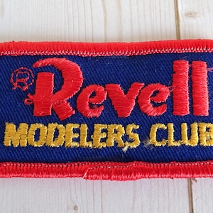 Vintage Revell Modelers Club Patch Embroidered