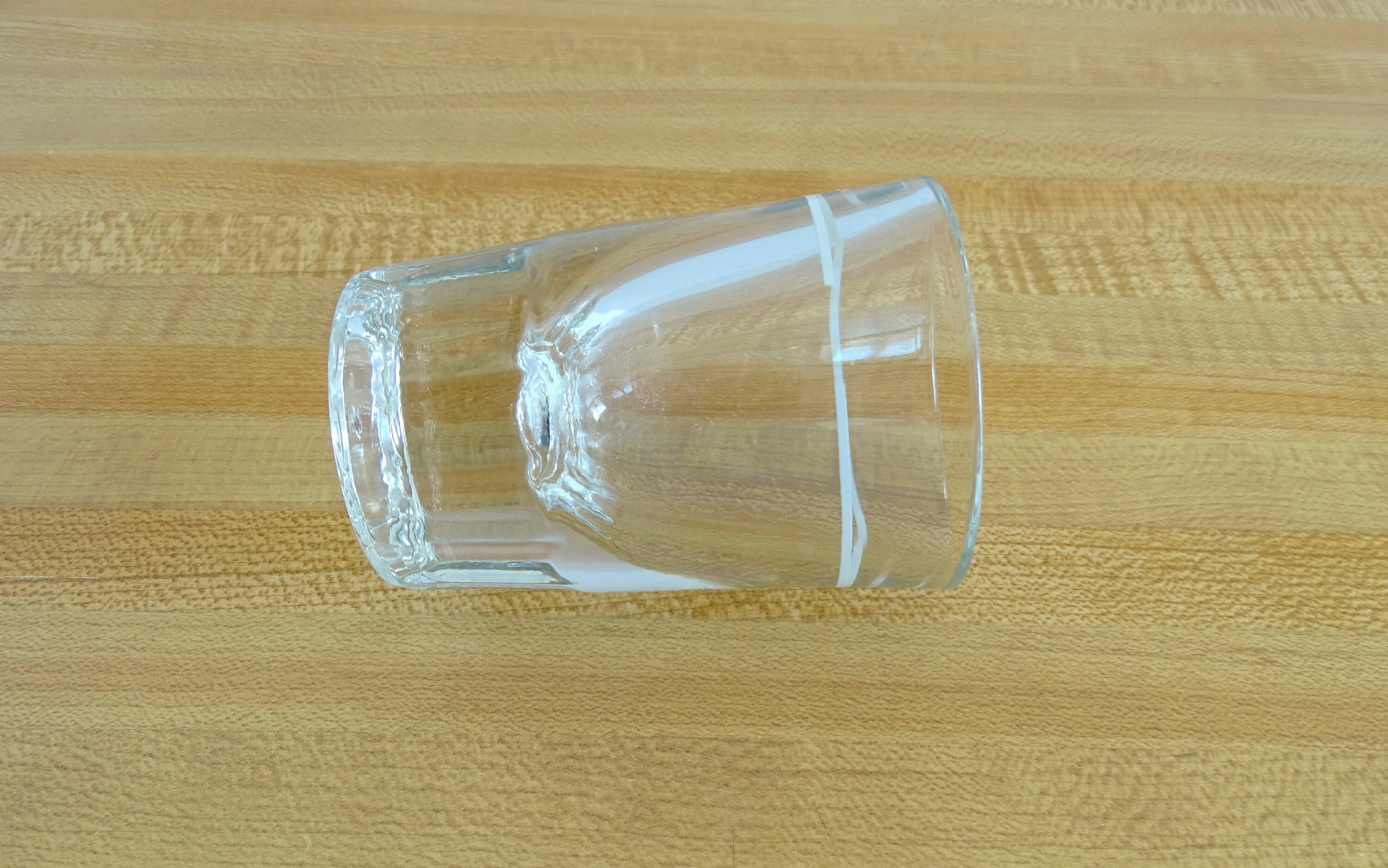 Shot Glass Double Jigger Clear Heavy Glass White Line Etsy