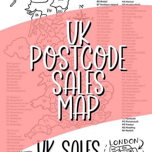 UK Sales Map for Small Businesses - Etsy UK