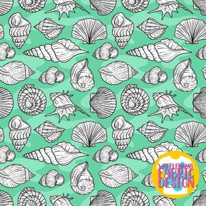 Non Exclusive Camo Shells, Seamless Pattern in 5 Colourways, Digital ...