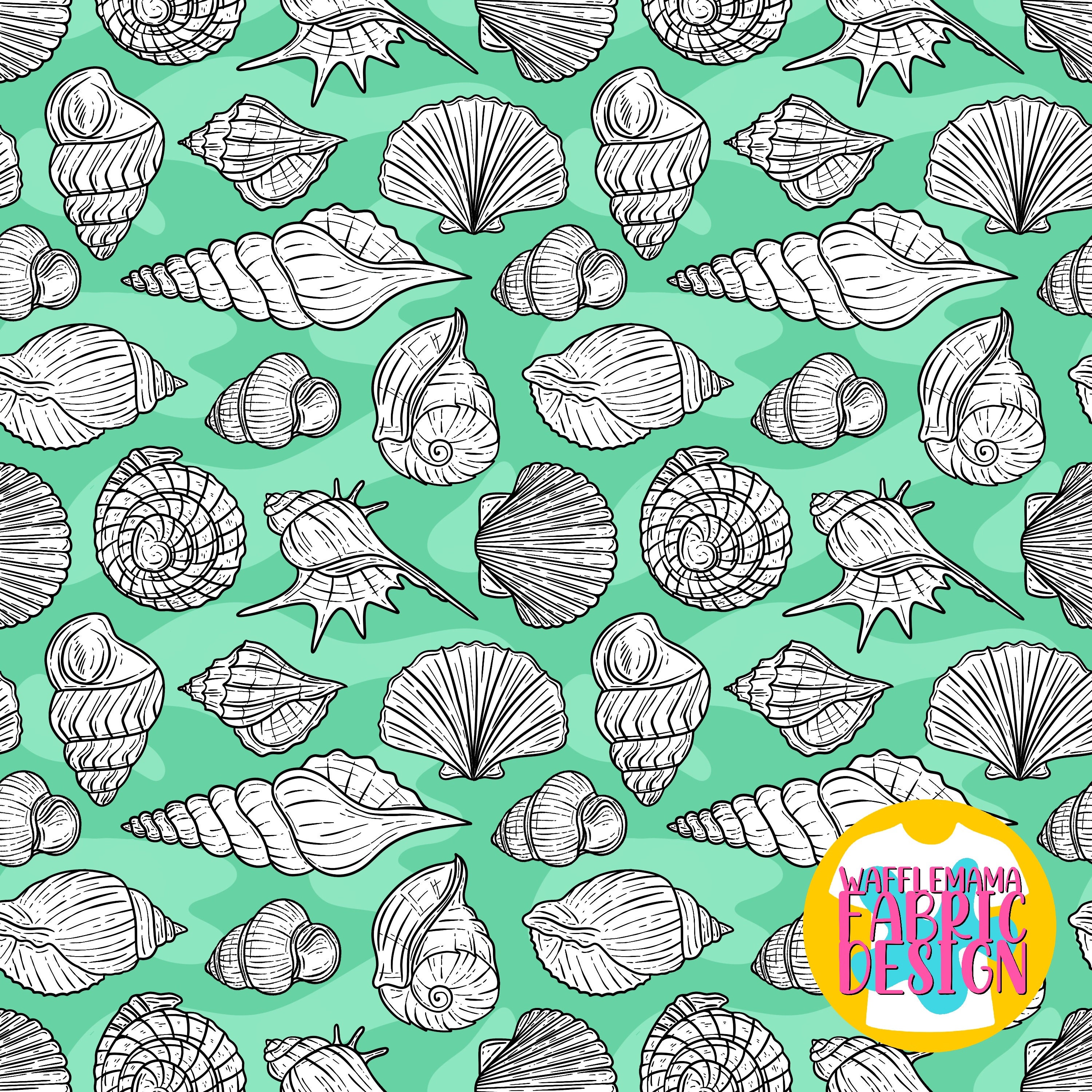Turtle Shell Camo Pattern Non Exclusive Camo Shells, Seamless Pattern in 5 Colourways, Digital ...