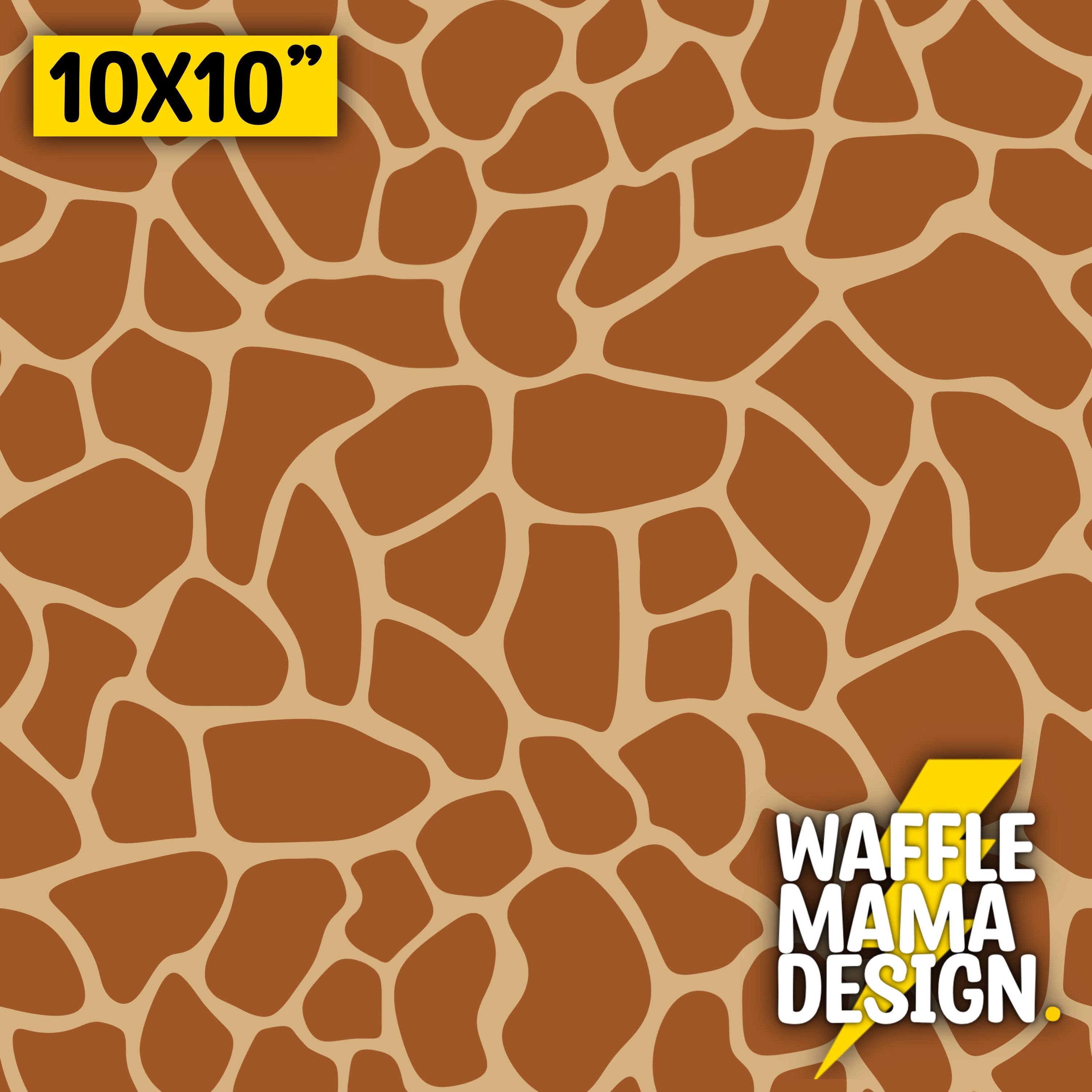 Non Exclusive - Classic Natural Giraffe -seamless Pattern