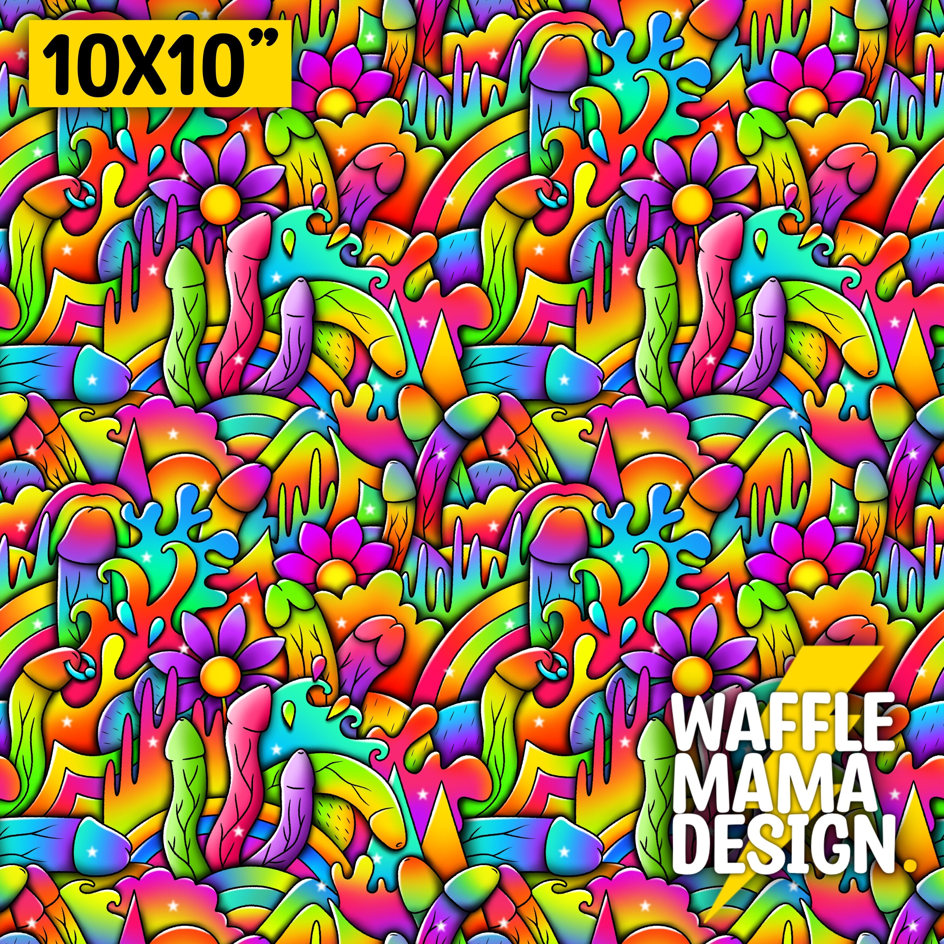 Repeat Print Alternative Non Exclusive - (adult) Penis Art Doodle -seamless Pattern, Digital ...