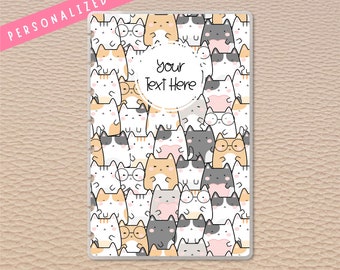 Notebookily® Kawaii Cats Discbound Junior 8-Disc Notebook Covers | C269