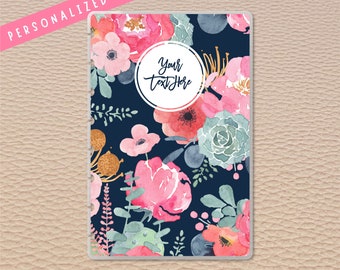 Notebookily® Watercolor Floral 8-Disc Junior Reversible Notebook Covers | C63