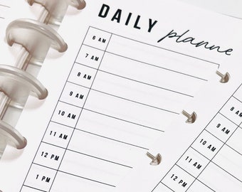 Junior Discbound Daily Planner Lined Notepaper Inserts | Notebookily® P23