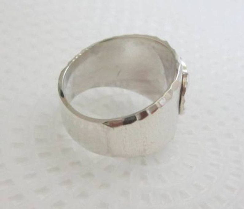 Sterling Entwined Hearts Ring
