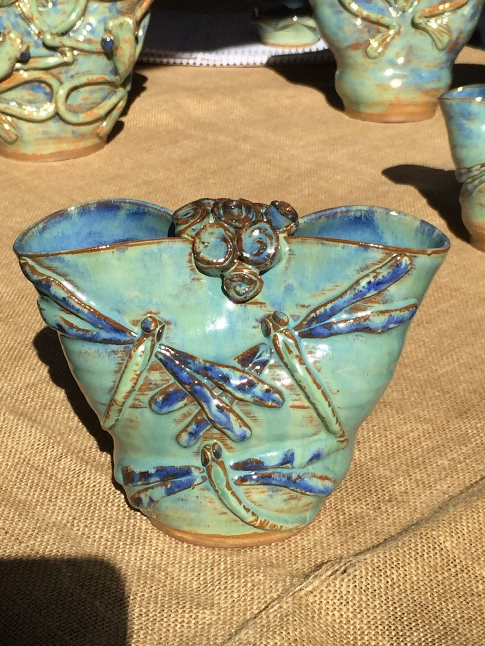 Dragonfly Vase Etsy