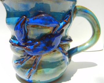Crab Mug Stoneware