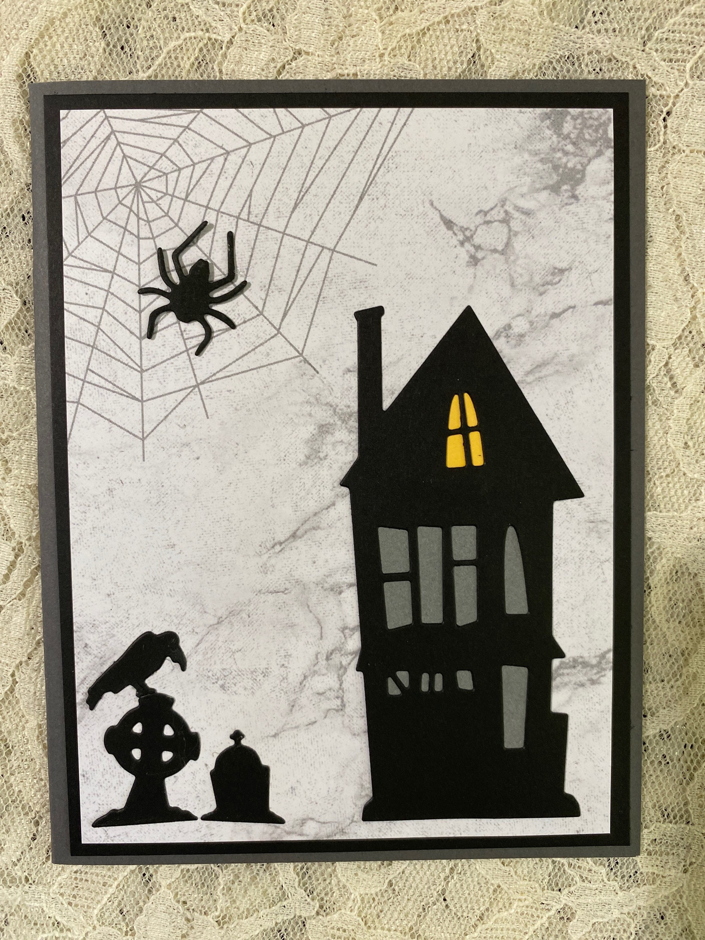 Handgemachte Halloween karte gruselige Halloween Karte mit | Etsy Handgemachte Halloween karte gruselige Halloween Karte mit | Etsy