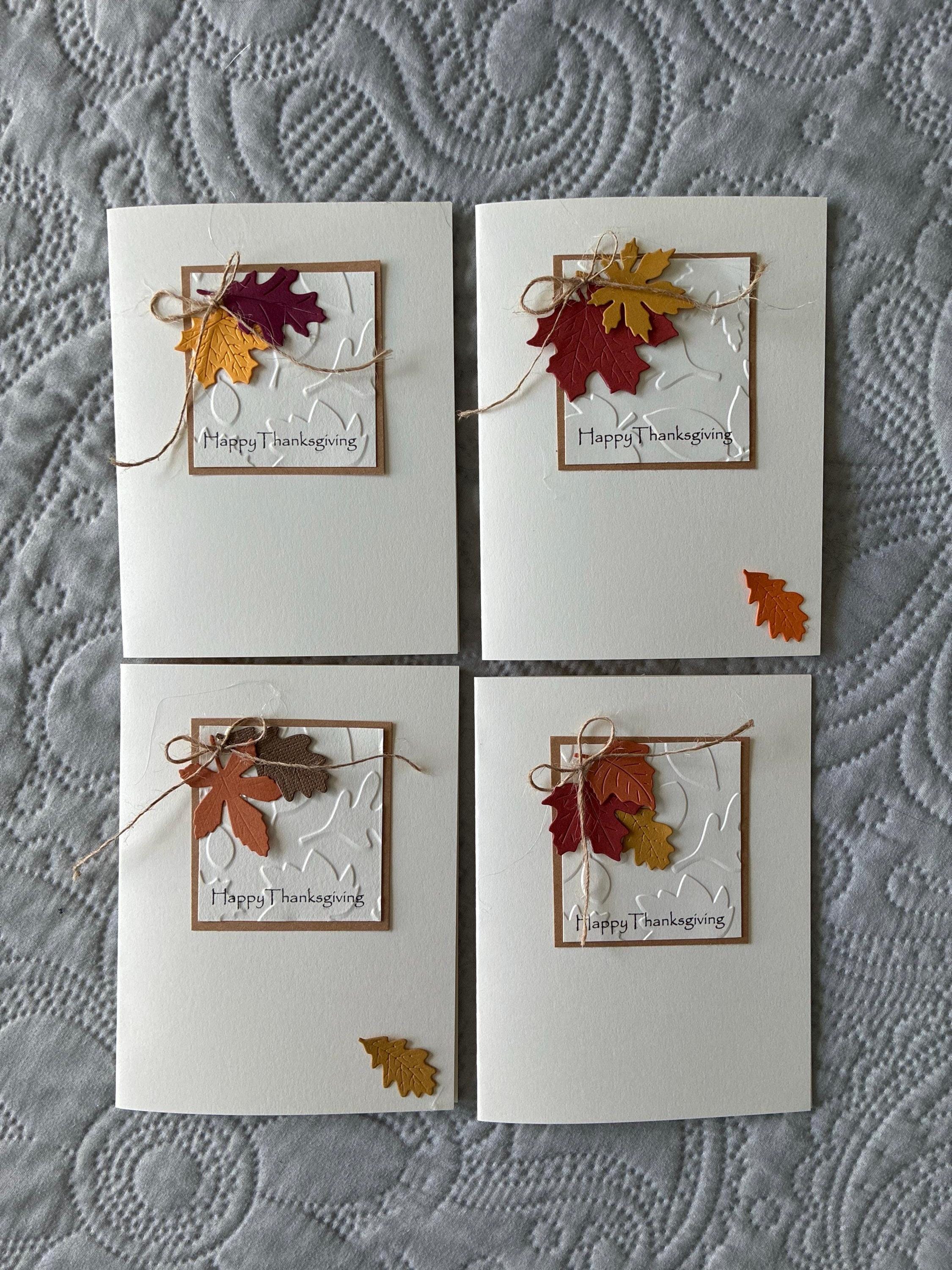 You Will Receive a Random Set of 4 or 6 Colorful Handmade Thanksgiving ...
