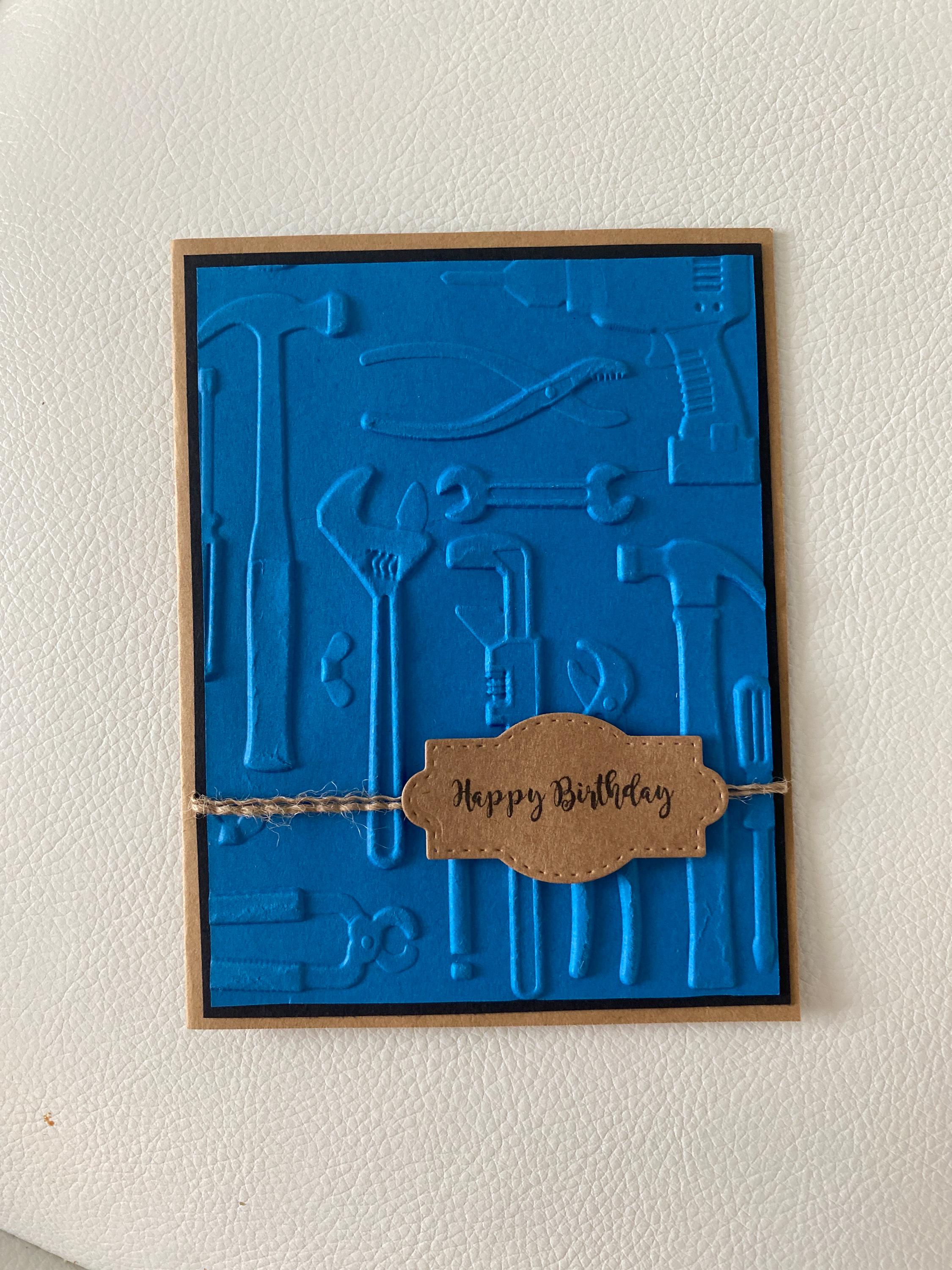 Handmade Handyman Birthday Card: Mr. Fix It Card - Etsy