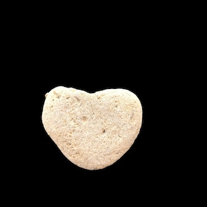 Heart shape natural beach stone from Aegean Sea, Heart Rock, Heart Rock Art,Beach Pebble Art