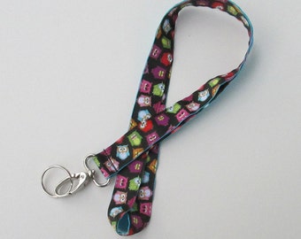 Owl Lanyard Keychains for Women, Cool Lanyards for Keys, Id Badge Holder Necklace Lanyards, Cute Lanyards for Badges, Lanyard with Owls