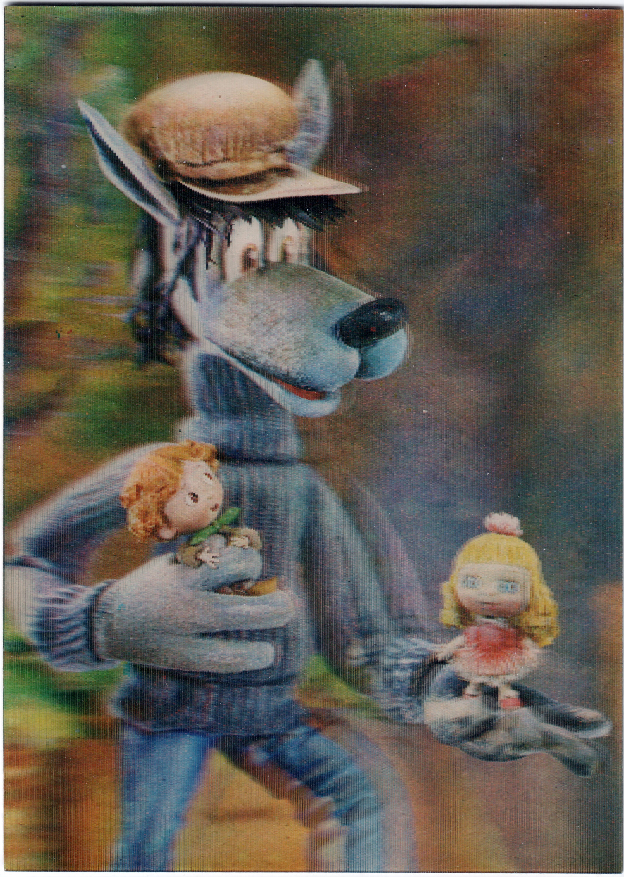 Fairy Tales Wolf & Thumbelina Cartoon the Smallest Gnome - Etsy