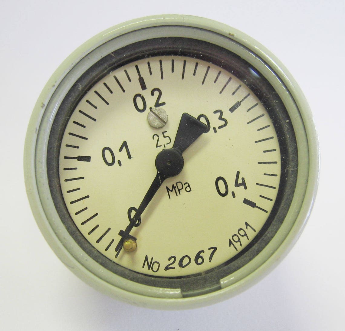 Analog manometer USSR 1991 Soviet Ukraine Gauge M1/4 Etsy
